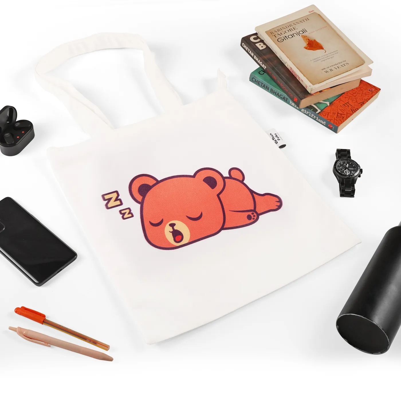 Lazy Bear Tote Bag, photo 4