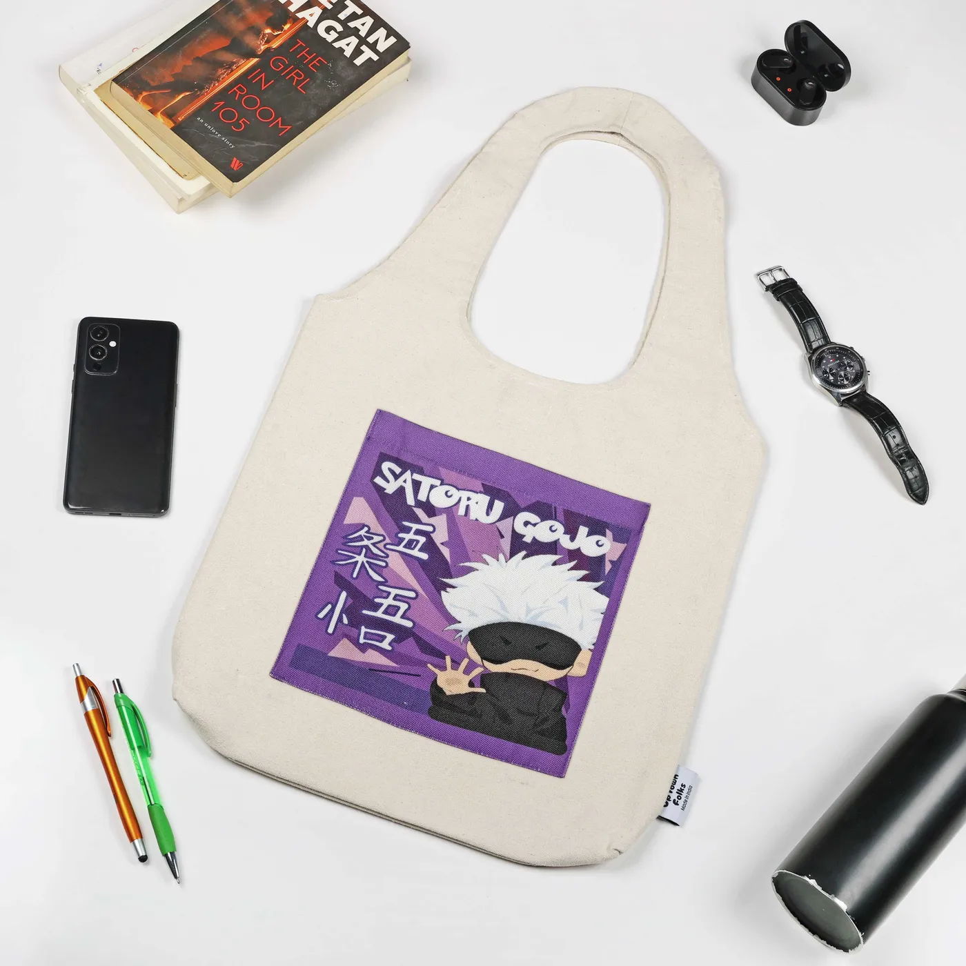 Satoru GoJo Anime Tote Bag, photo 4