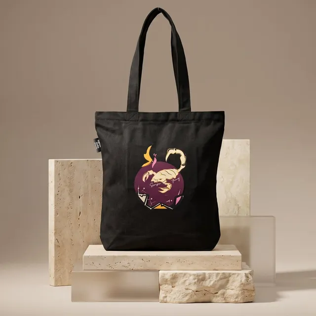 Scorpio Zodiac Tote Bag