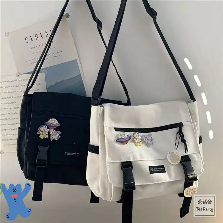 Black Crossbody Unisex Bag, photo 4