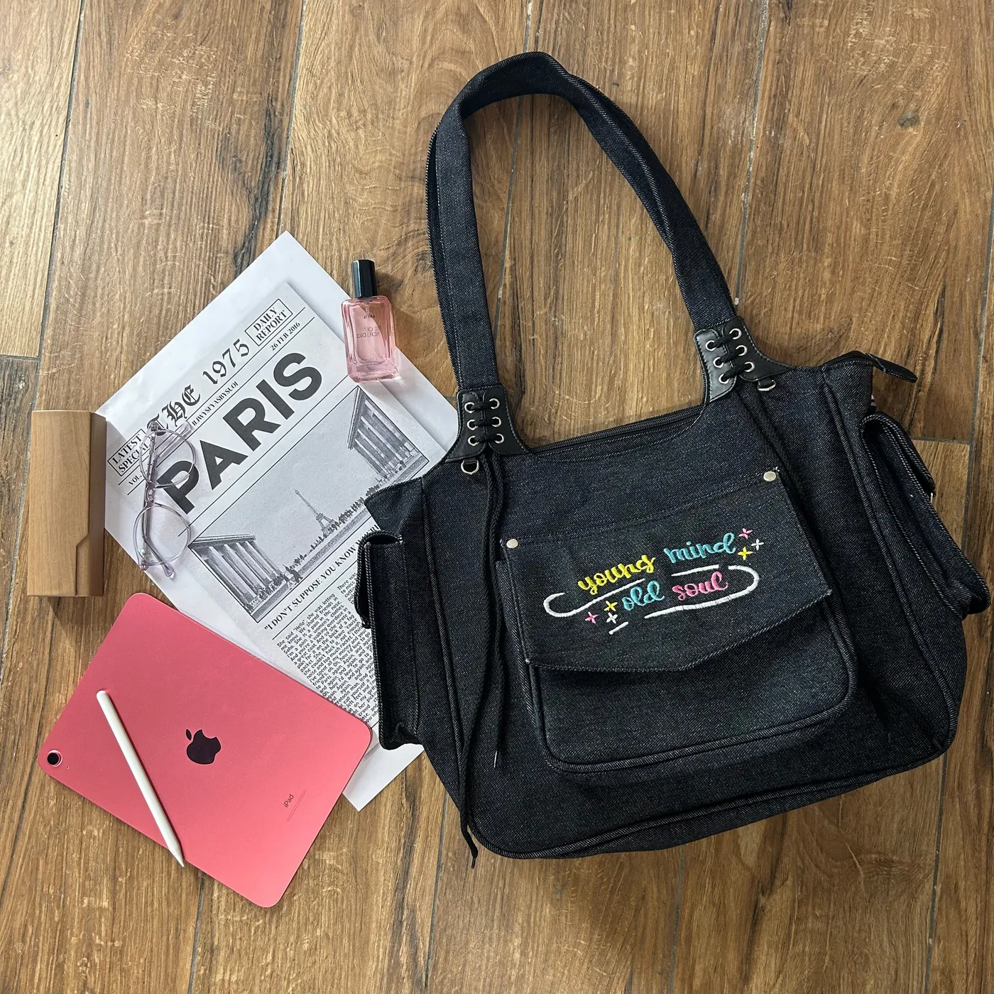 YMOS Denim Handbag, photo 11