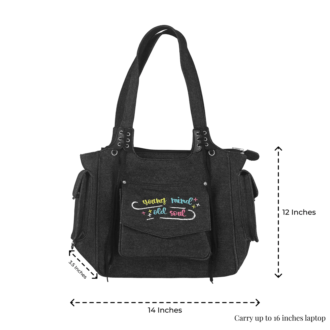 YMOS Denim Handbag, photo 14