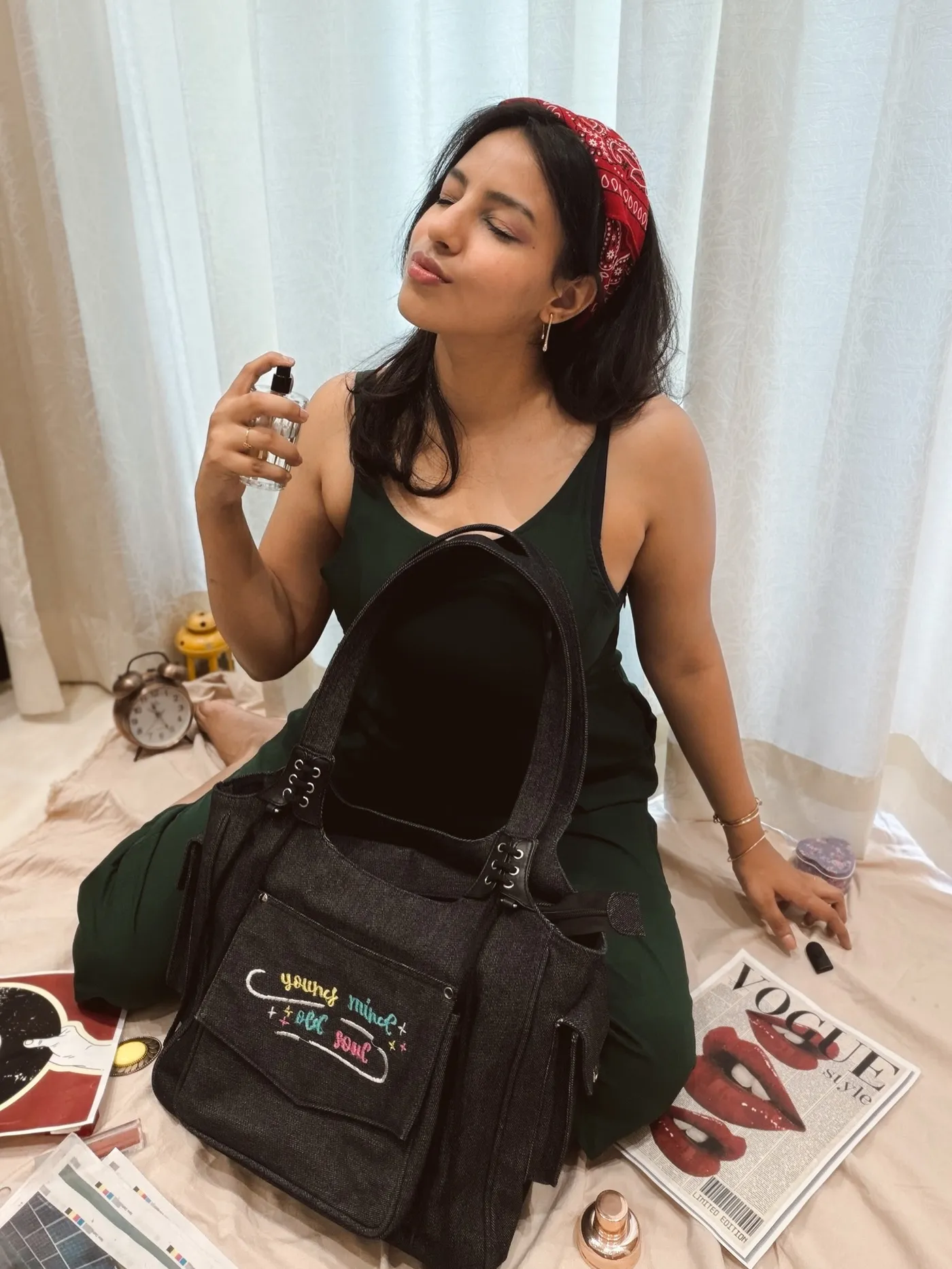 YMOS Denim Handbag, photo 7