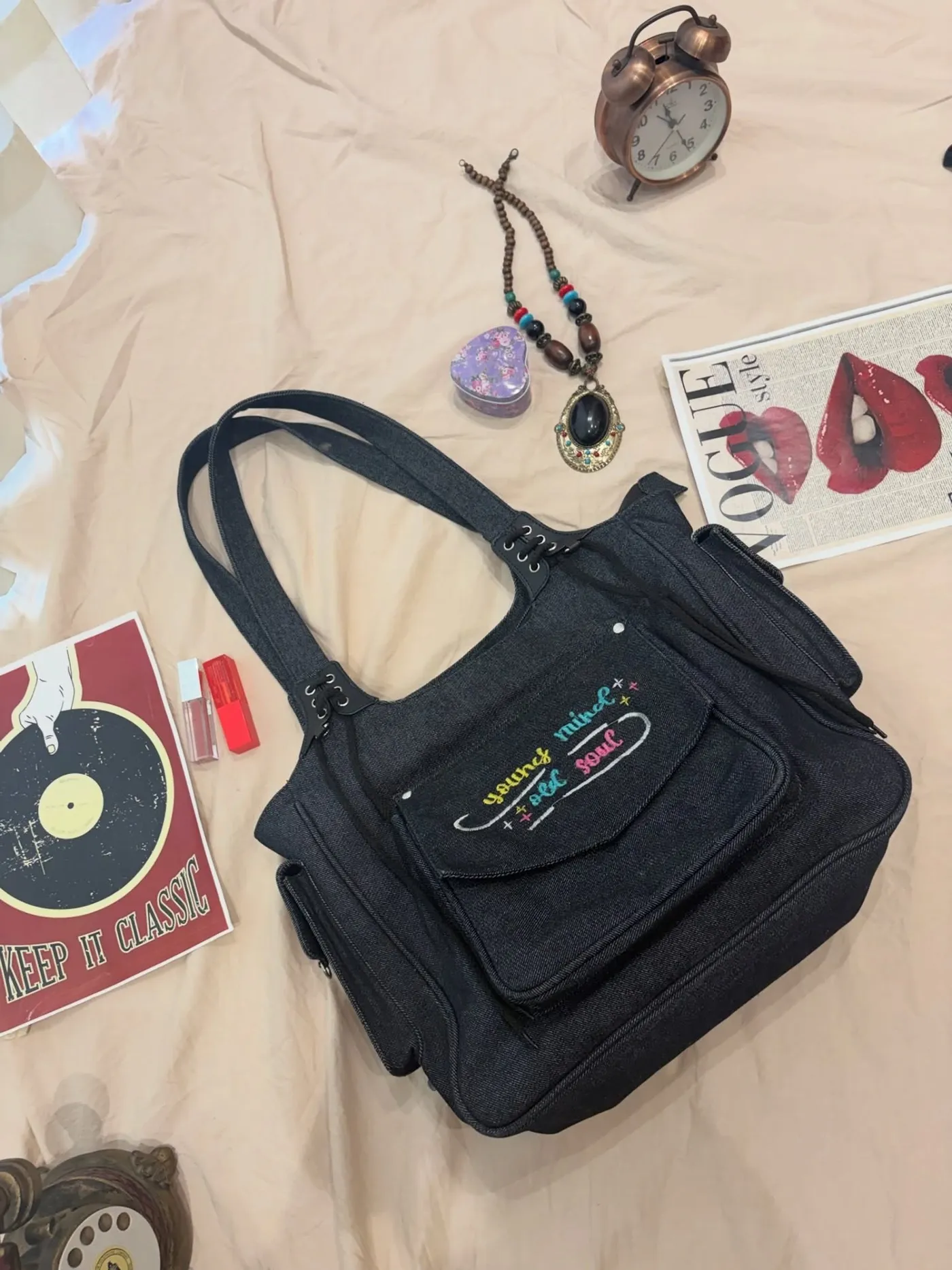 YMOS Denim Handbag, photo 10